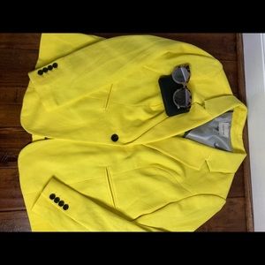 Court & rowe yellow blazer